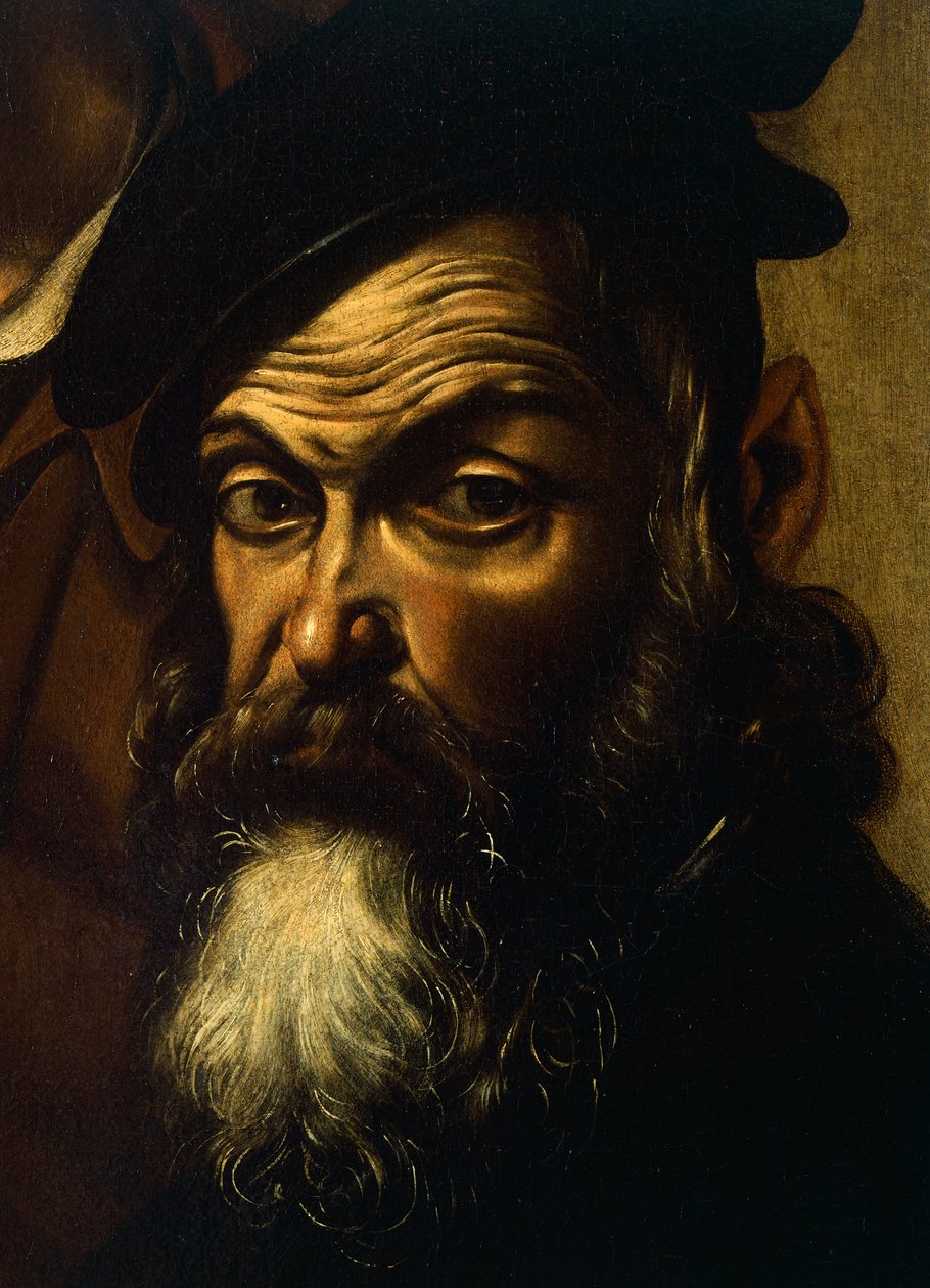彼拉多，《人世间》的细节，约1605年（布面油画）。 作者 米开朗基罗·梅里西·达·卡拉瓦乔