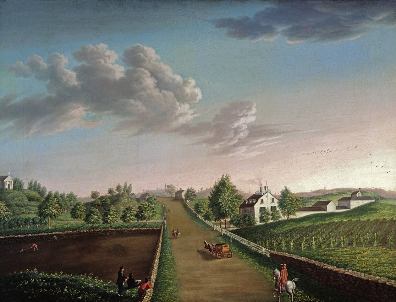 Ezekiel Hersey Derby Farm，c.1800 作者 米歇尔·菲利斯·康妮