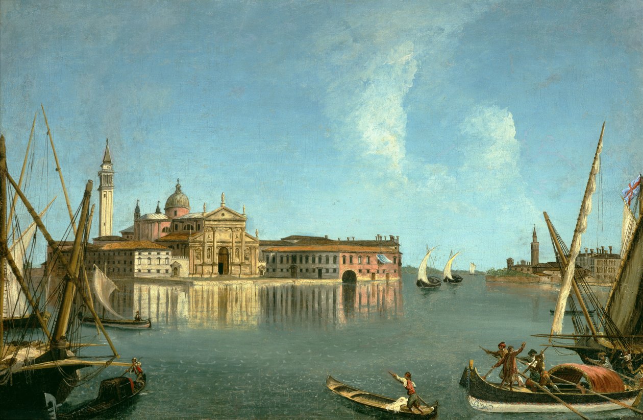 威尼斯泻湖对面的San Giorgio Maggiore 作者 米歇尔·玛丽埃斯基（Michele Marieschi）