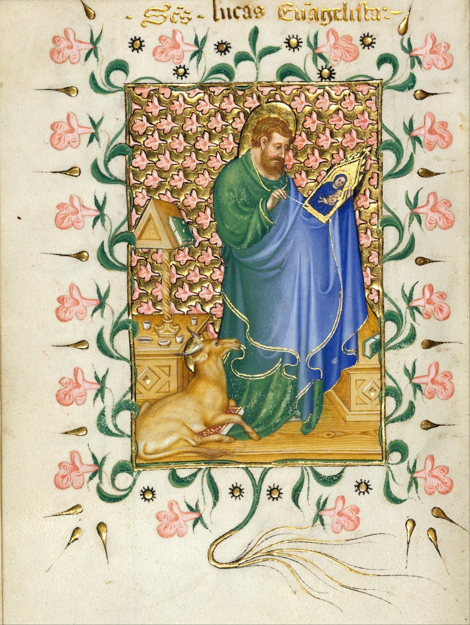 圣路加绘画圣母 作者 Michelino Molinari da Besozzo