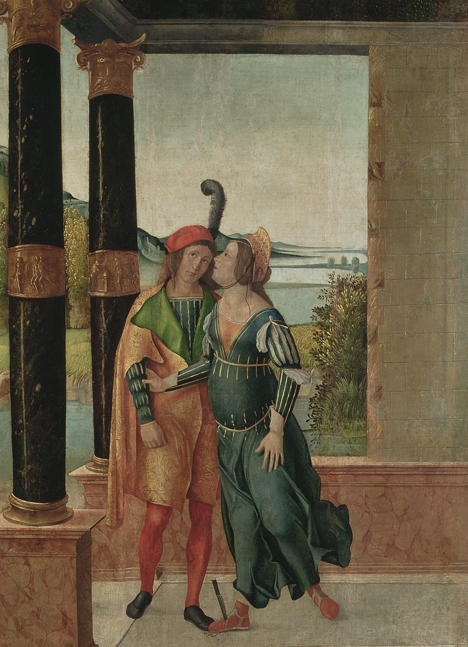 Brutus和Portia，1500-50 作者 米歇尔·达·维罗纳