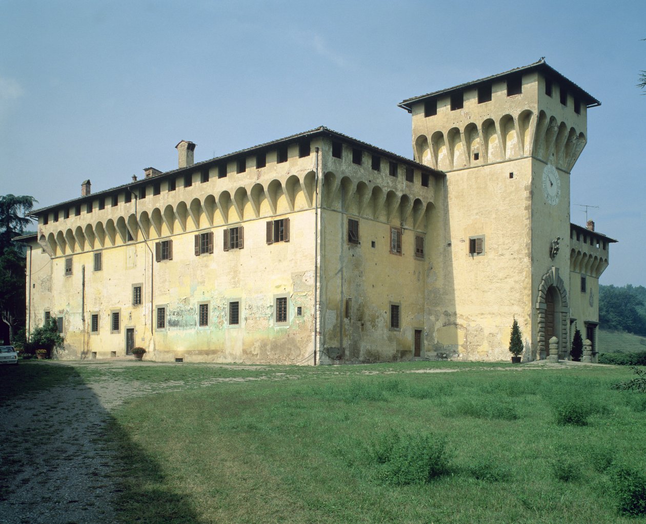 Villa Medicea Cafaggiolo，为Cosimo the Elder（1389-1464）设计（另见60455） 作者 米歇洛佐·迪·巴托洛梅奥