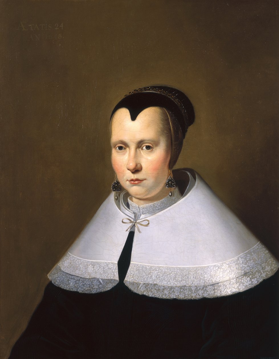 一个女人的肖像 作者 米歇尔·詹斯·范·米耶维德（Michiel Jansz van Miereveld）