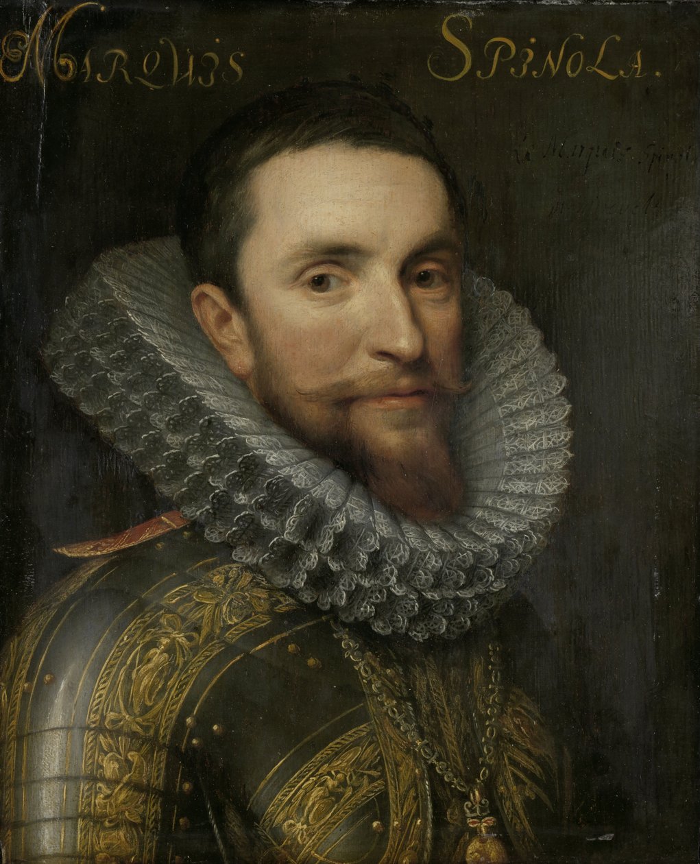 Ambrogio Spinola的肖像，c.1609-33 作者 米歇尔·詹斯·范·米耶维尔特