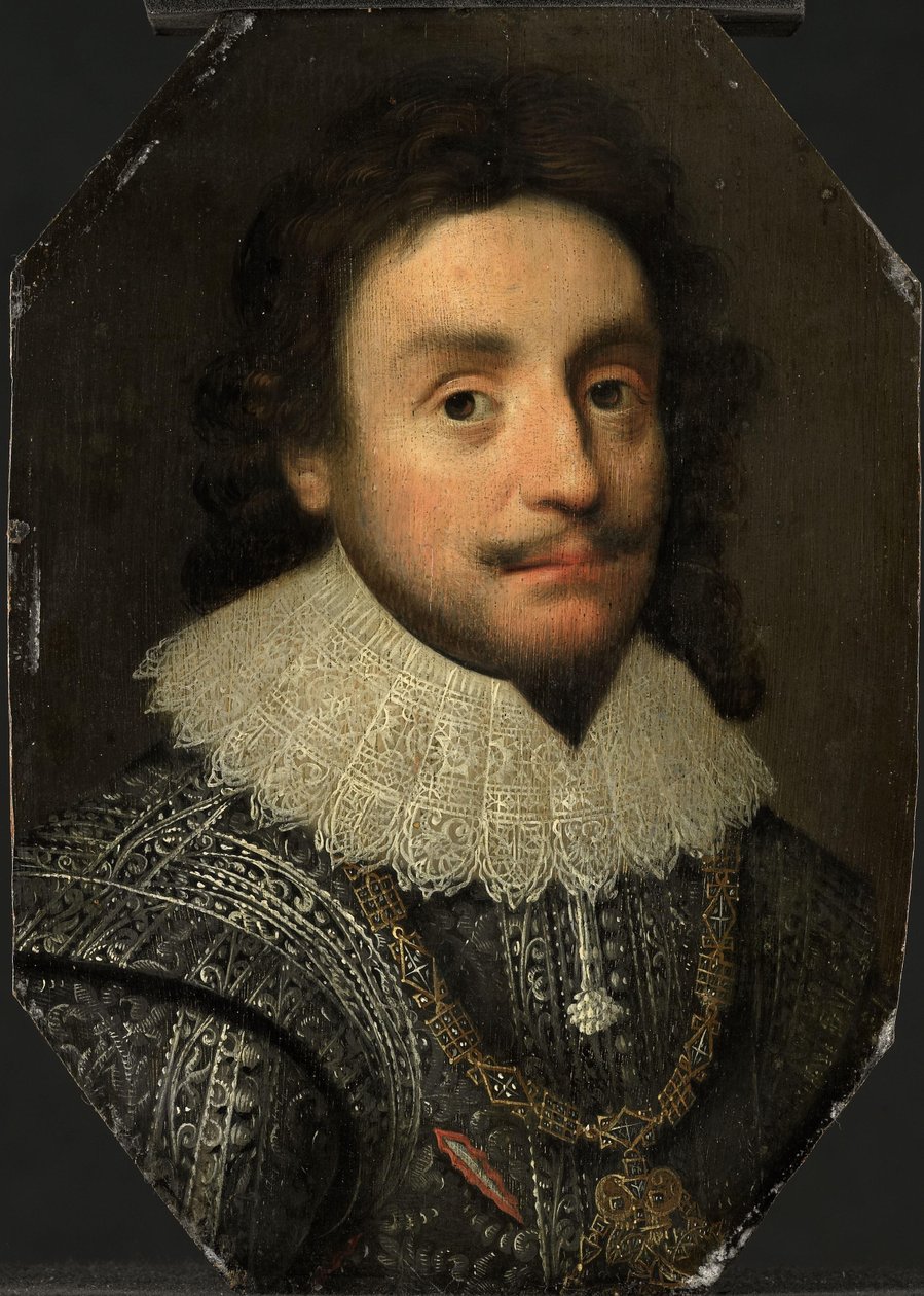 普法尔茨选侯腓特烈五世 (1596-1632) 的肖像 作者 Michiel Jansz van Mierevelt（复制后）