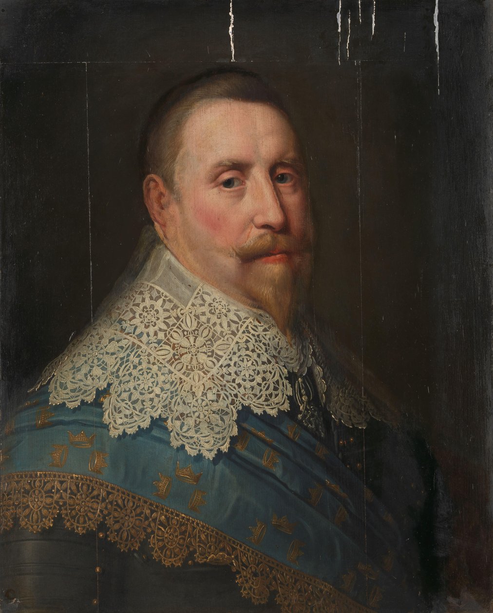 瑞典国王古斯塔夫二世-阿道夫（1594-1632 年）肖像 作者 Michiel Jansz van Mierevelt（复制后）