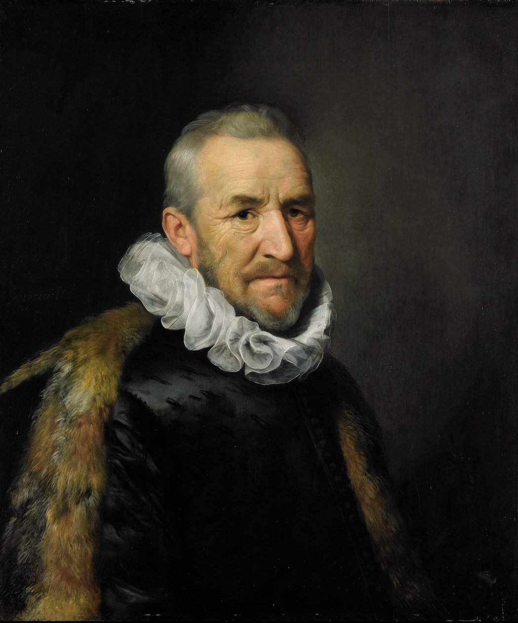 一个人的肖像 作者 Michiel Jansz van Mierevelt（复制后）