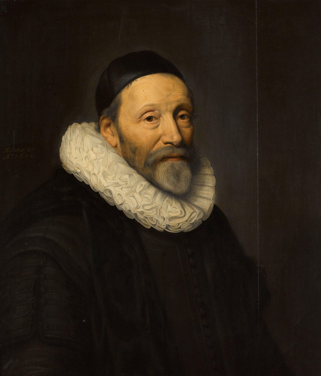 约翰内斯·温滕博加尔特 (1557-1644) 的肖像 作者 Michiel Jansz van Mierevelt（车间）