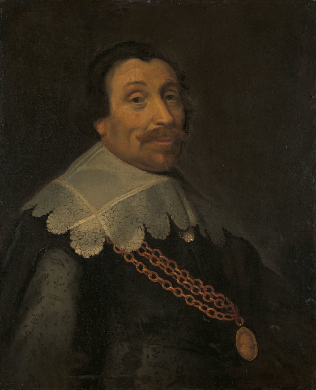 Maerten Harpertsz Tromp（1597-1653 年）肖像 作者 Michiel Jansz van Mierevelt（车间）