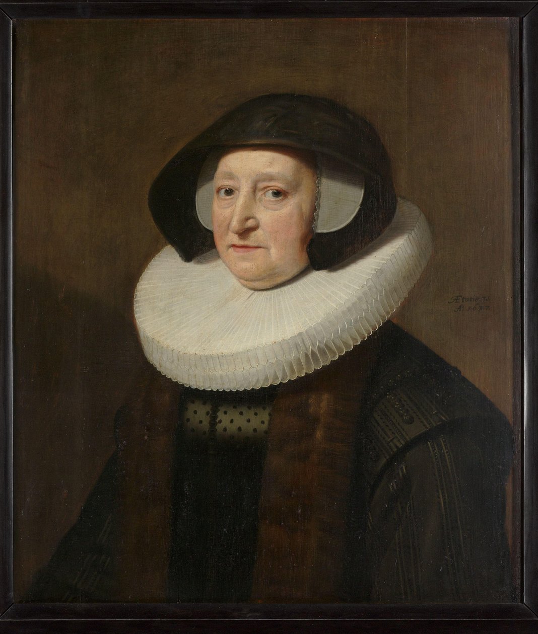 玛丽亚·佩蒂帕斯 (Maria Petitpas) 的肖像（？-1640） 作者 Michiel Jansz van Mierevelt（车间）