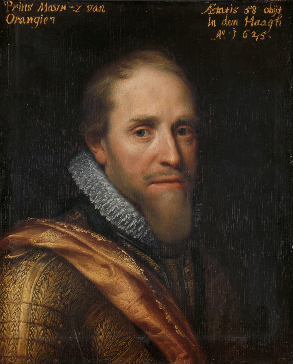 奥兰治亲王莫里斯肖像 作者 Michiel Jansz van Mierevelt（车间）