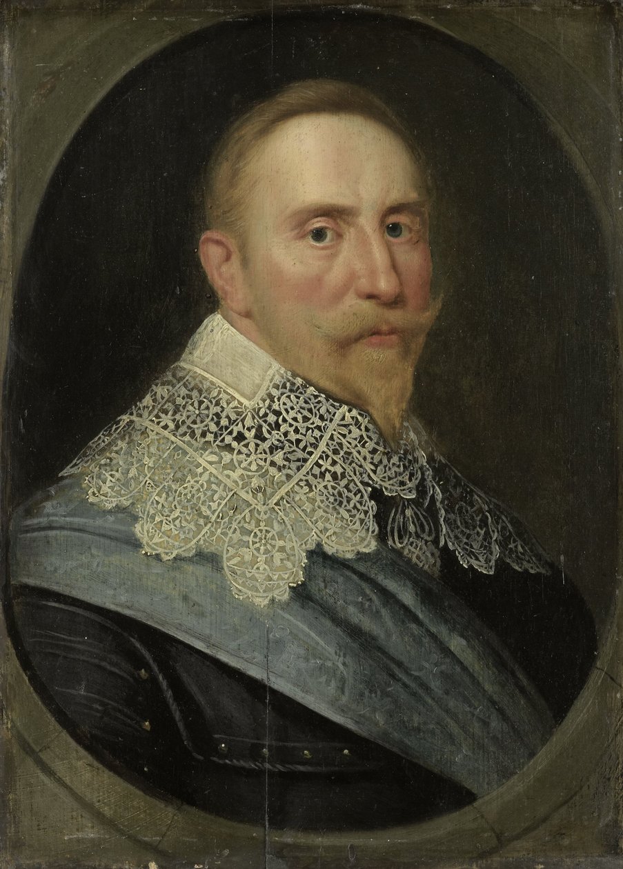 瑞典国王古斯塔夫二世·阿道夫的画像c。 1633 作者 米歇尔·詹斯·范·米耶维尔特