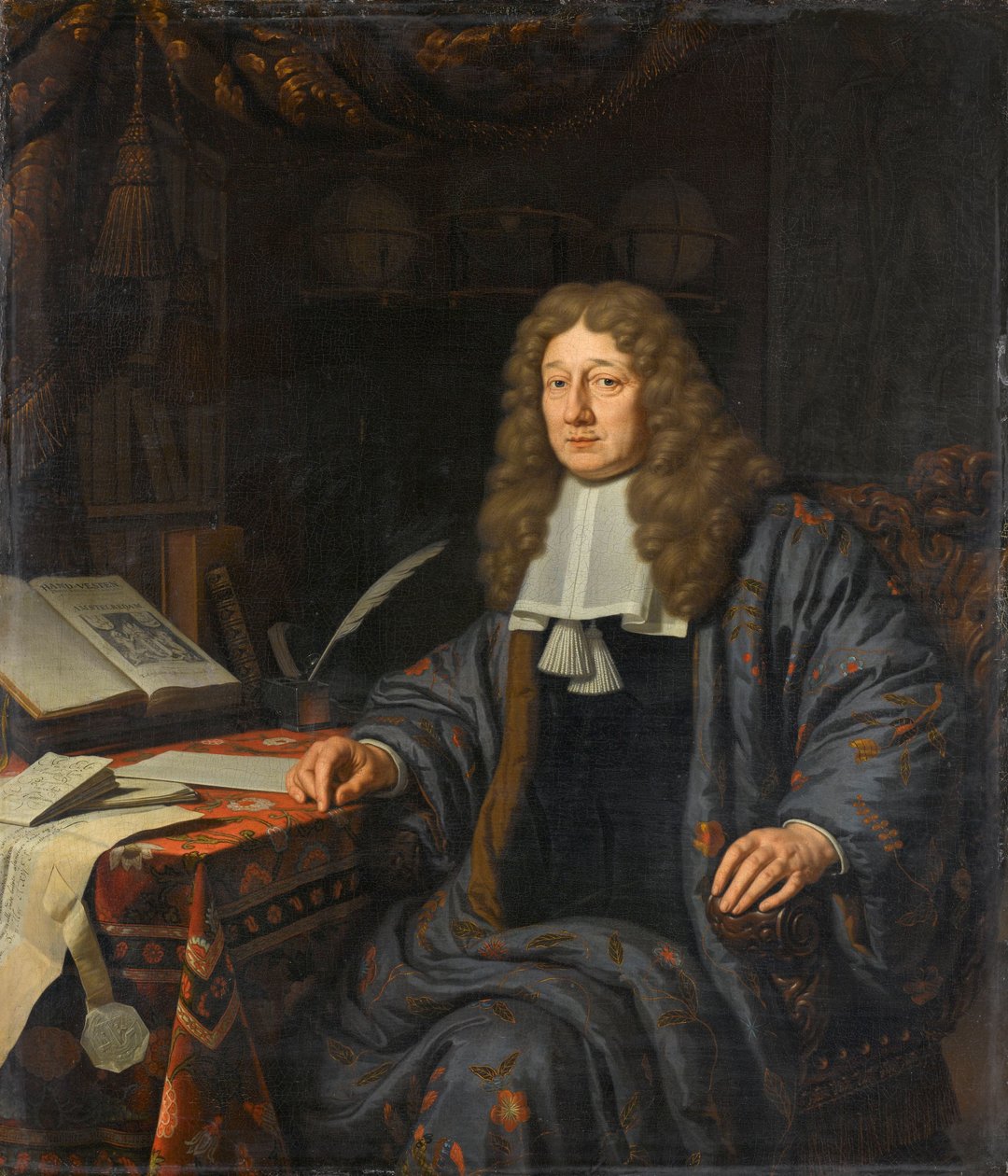 约翰·胡德（John Hudde，1628-1704 年）肖像，阿姆斯特丹市长 作者 米歇尔·范·穆瑟（Michiel van Musscher）
