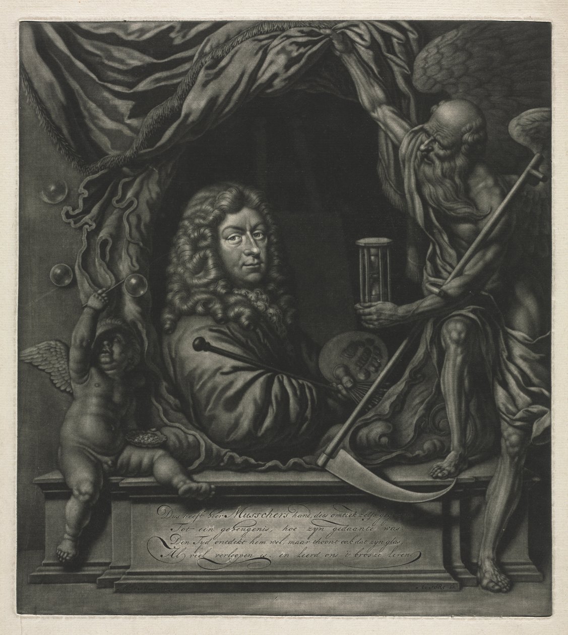 自画像 作者 米歇尔·范·穆瑟（Michiel van Musscher）