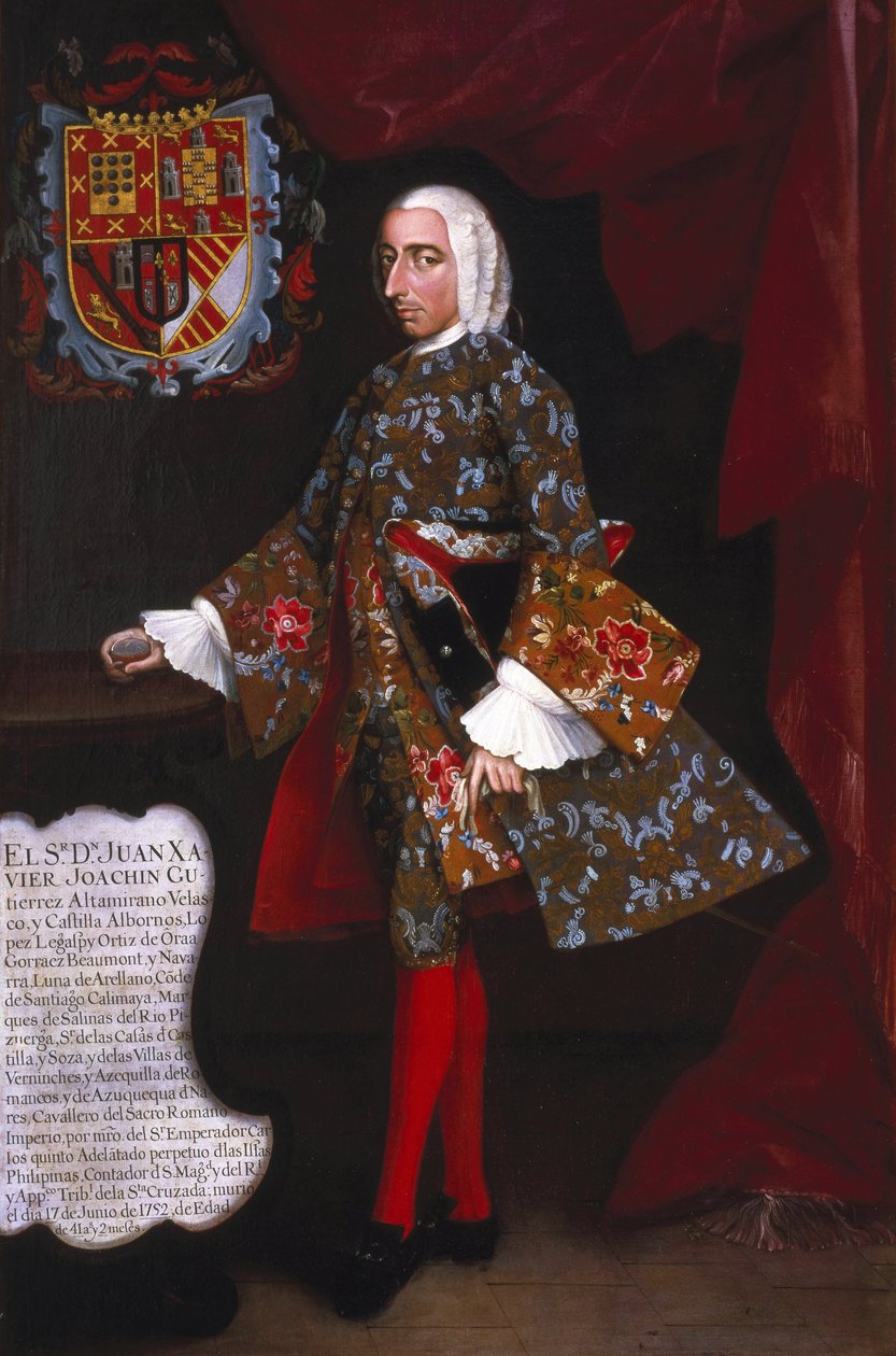 Don Juan Xavier Joachín Gutiérrez Altamirano Velasco 作者 米格尔·卡布雷拉