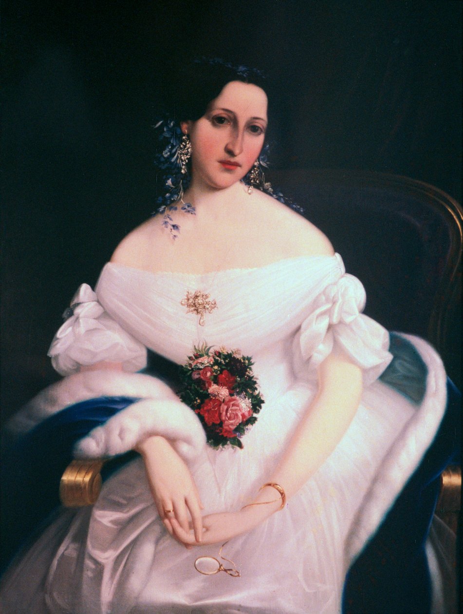 路易斯·佩斯贾克（Luisa Pesjak），c1835年 作者 米海尔·斯特罗伊（Mihael Stroj）