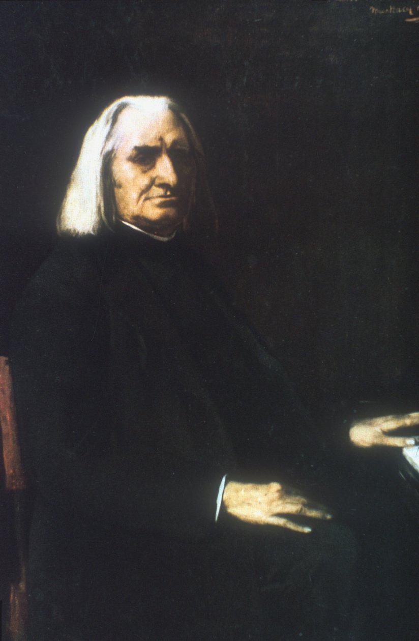 弗朗茨·李斯特（Franz Liszt），1886年 作者 米哈利·蒙卡西