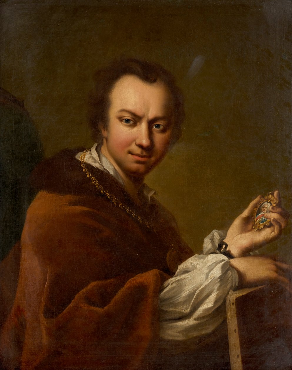 自画像，1731-1734。 作者 米滕斯