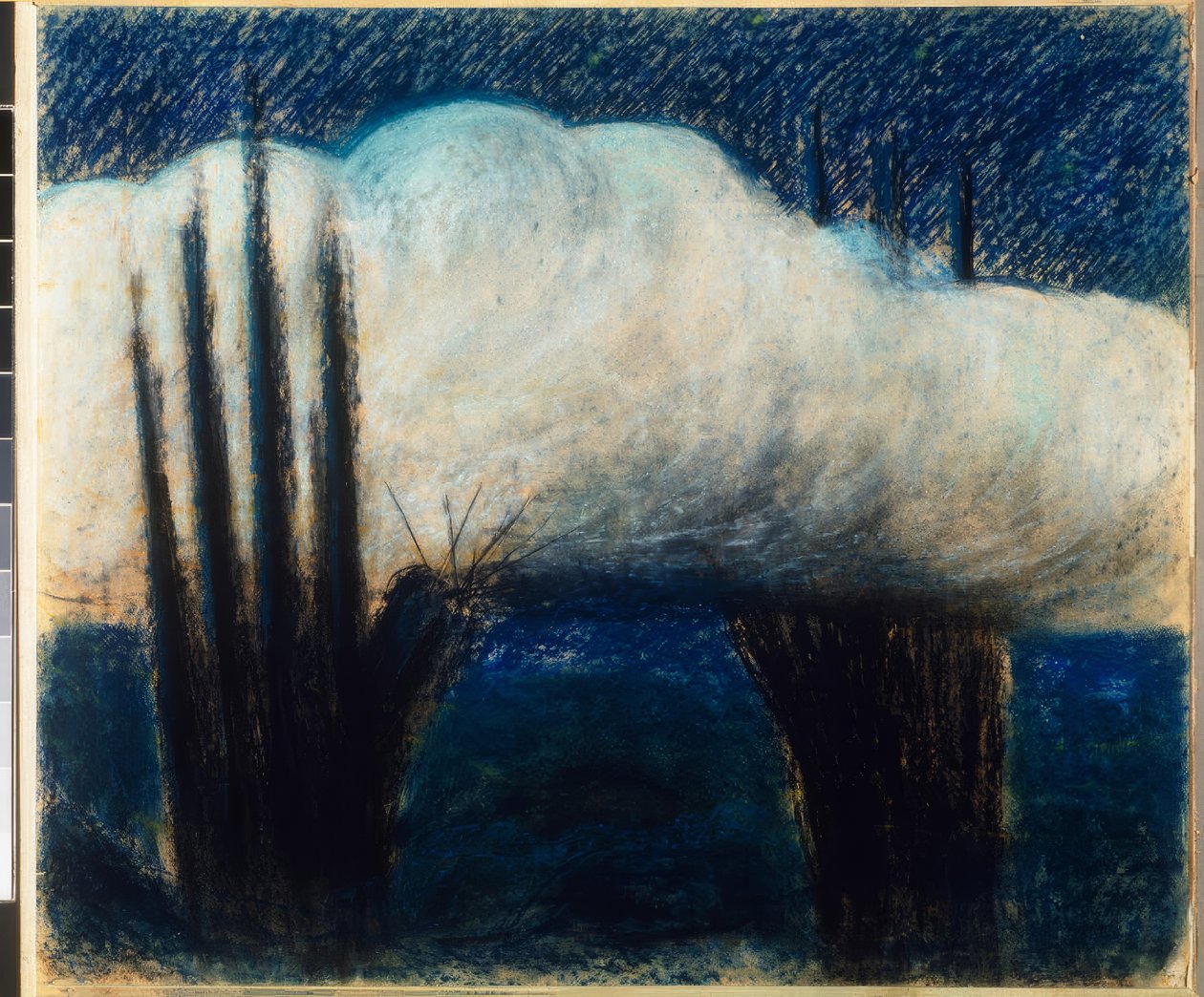 晚上 作者 Mikalojus Konstantinas Čiurlionis
