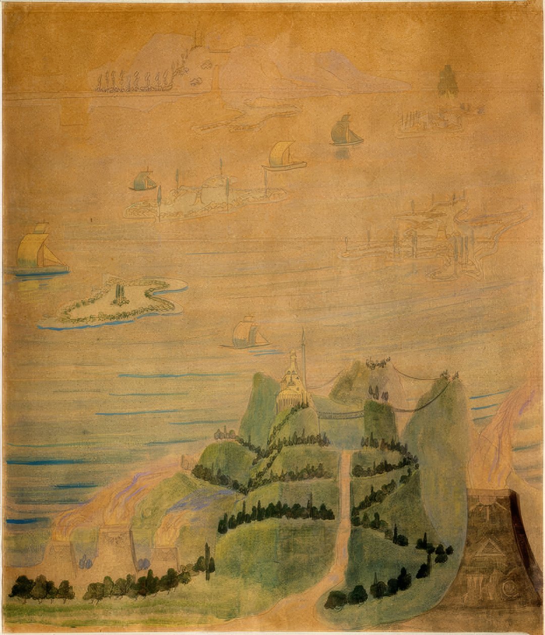 快板（奏鸣曲 IV） 作者 Mikalojus Konstantinas Čiurlionis