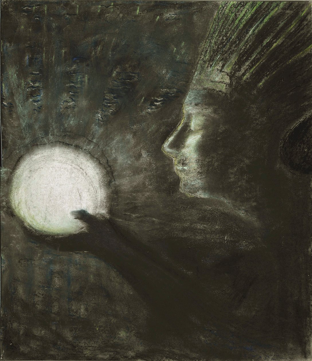 与 Ciurlionis 的友谊，Mikalojus Konstantinas (1875-1911)。 纸本粉彩，尺寸：73.4x63.5 作者 Mikalojus Konstantinas Čiurlionis