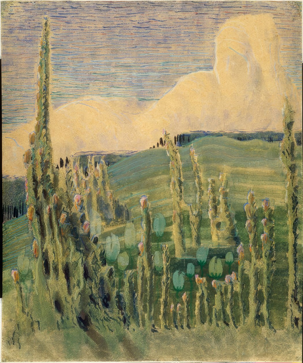 夏季（III） 作者 Mikalojus Konstantinas Čiurlionis
