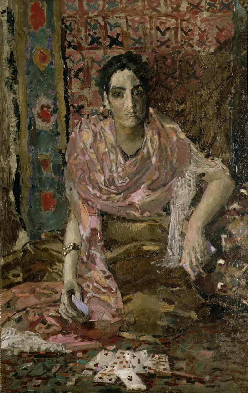 算命先生，1895年 作者 米哈伊尔·亚历山德罗维奇·弗鲁贝尔