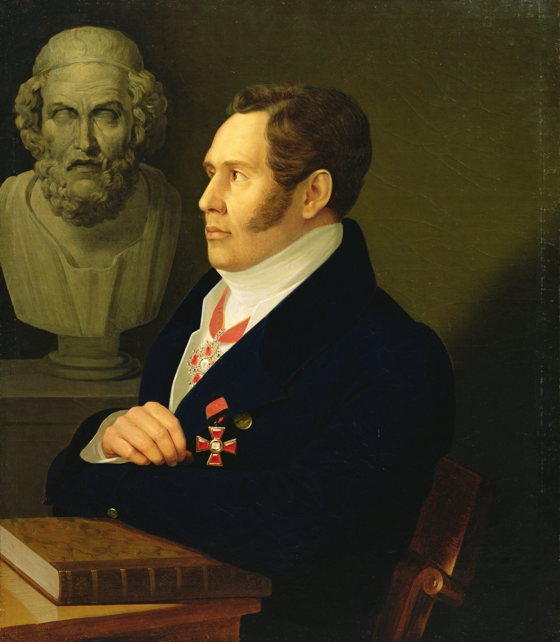 尼古拉·吉内迪奇的肖像，1839年 作者 米哈伊尔·普罗科皮耶维奇·维什涅维茨基