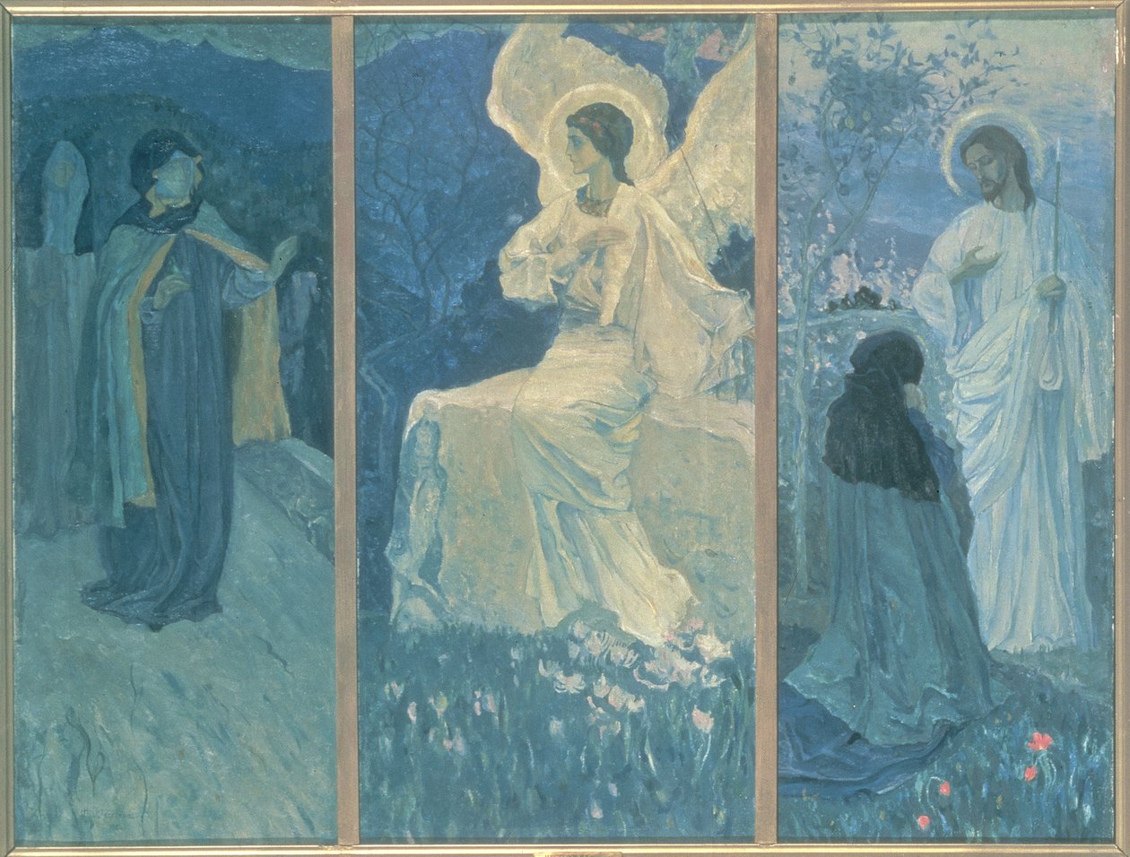 复活三联画，1922年 作者 米哈伊尔·瓦西里耶维奇·内斯特罗夫