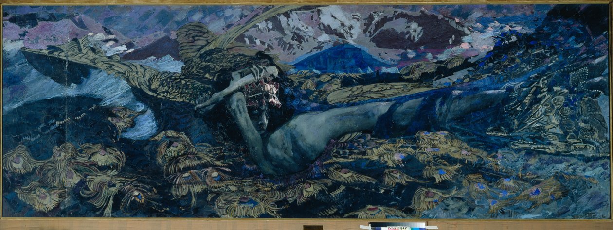 恶魔铸造，1902年 作者 米哈伊尔·亚历山德罗维奇·弗鲁贝尔