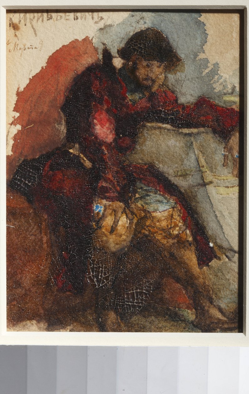 米哈伊尔·亚历山德罗维奇 M. Lermontov par Vrubel 的诗歌《商人卡拉什尼科夫之歌》的插图（1856-1910 年） 作者 米哈伊尔·亚历山德罗维奇·弗鲁贝尔