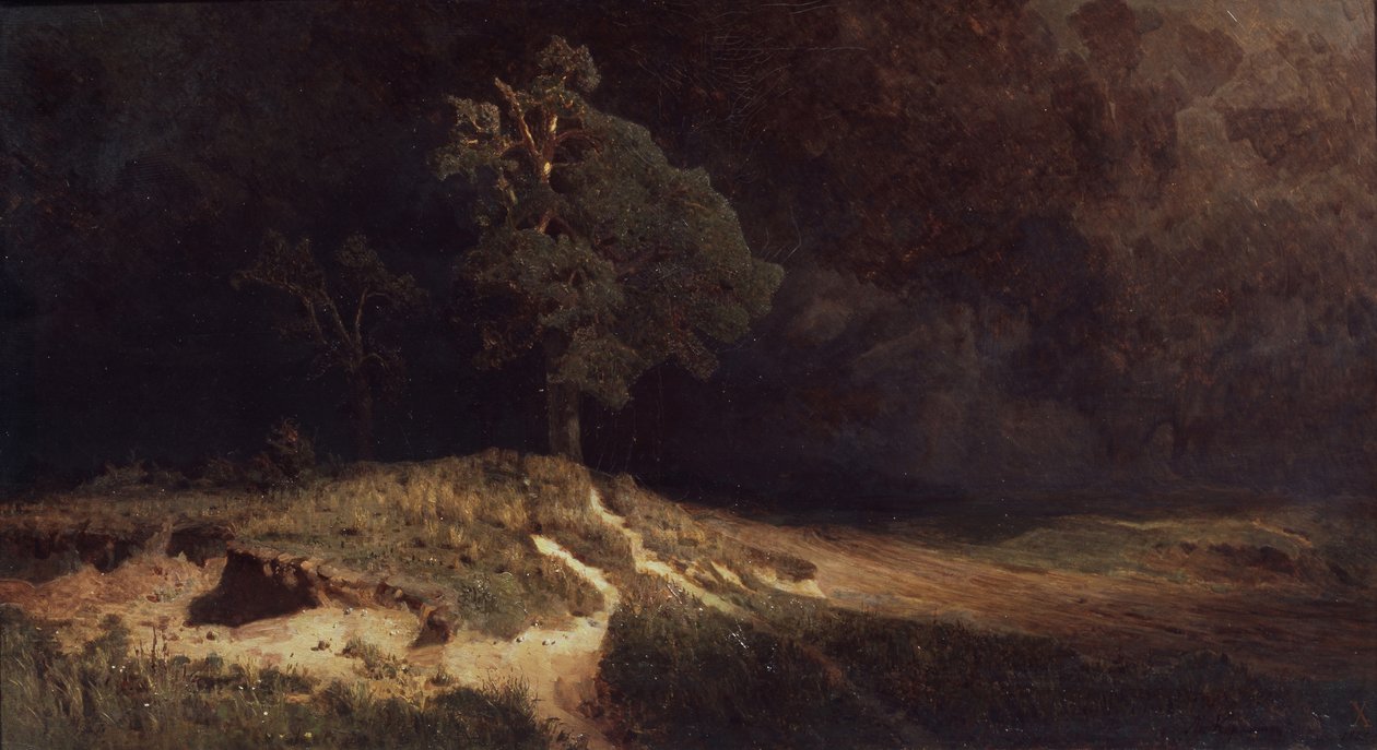 暴风雨前，1882年 作者 米哈伊尔·亚历山德罗维奇·卡里亚金