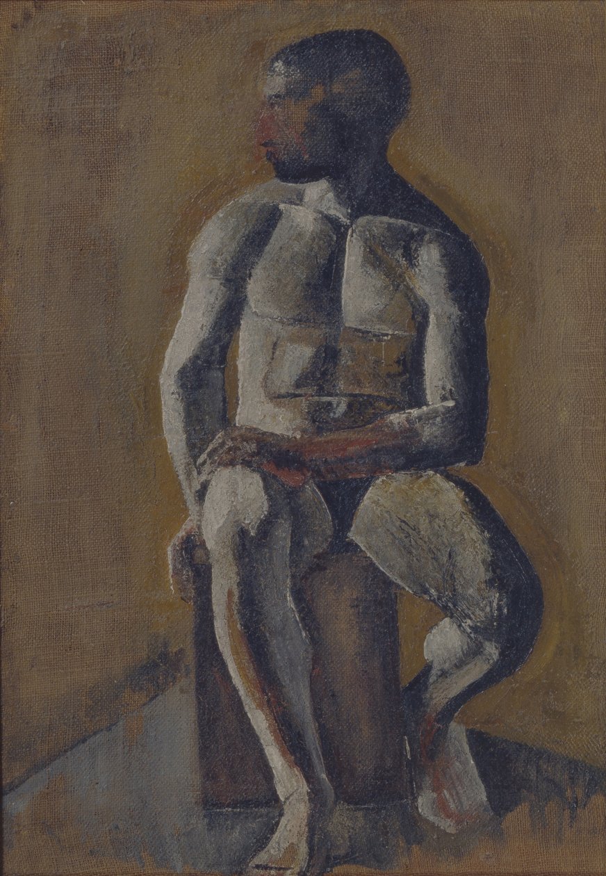 基里尔·兹达涅维奇的肖像（1892-1969年，1910年代） 作者 米哈伊尔·瓦西里耶维奇·勒丹图