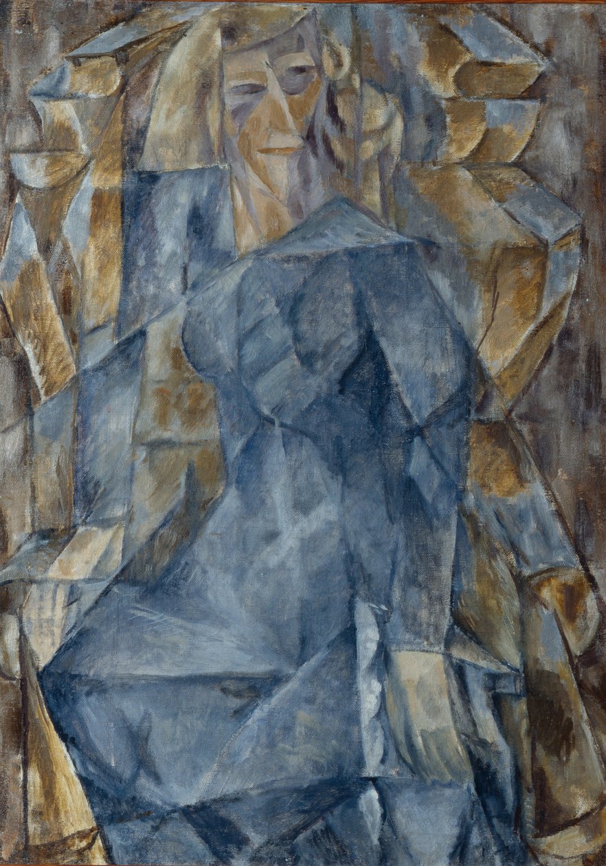 女人的画像，1910年代 作者 米哈伊尔·瓦西里耶维奇·勒丹图