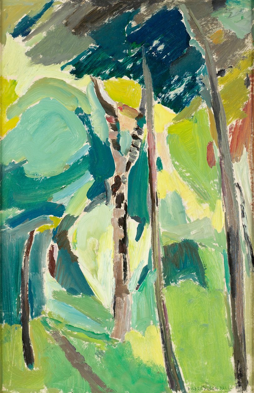AlléeSous-Bois，c.1930 作者 米尔德雷德·本德尔（Mildred Bendall）