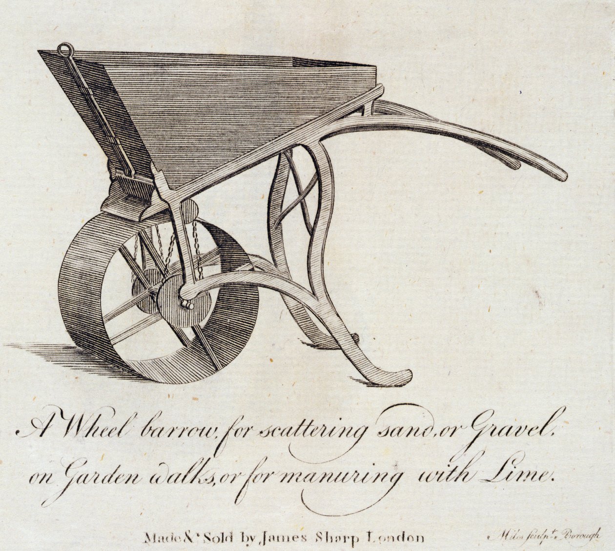 独轮车，1773年 作者 迈尔斯