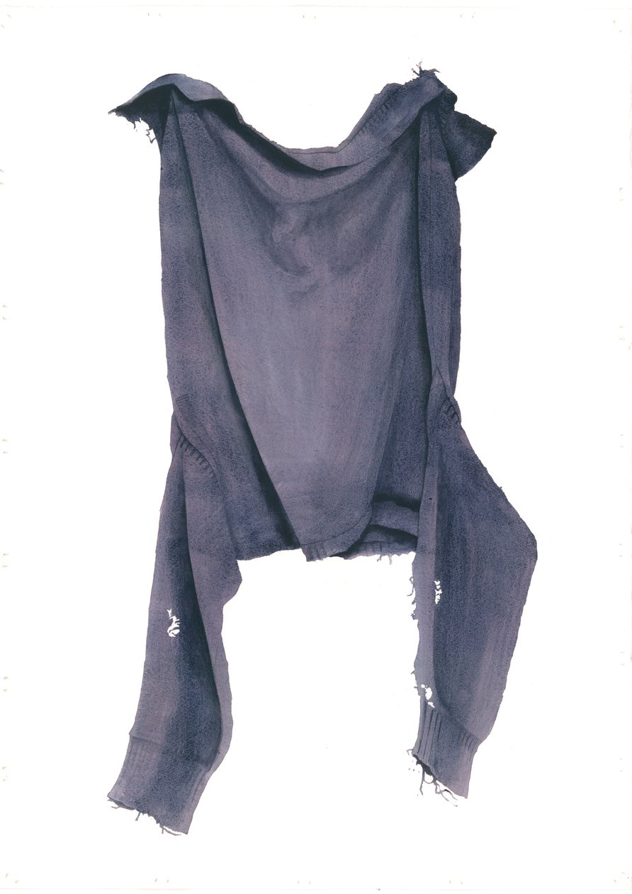 吃虫蛀的格恩西面对面，2003年（纸上谈生） 作者 迈尔斯当代艺术家Thistlethwaite
