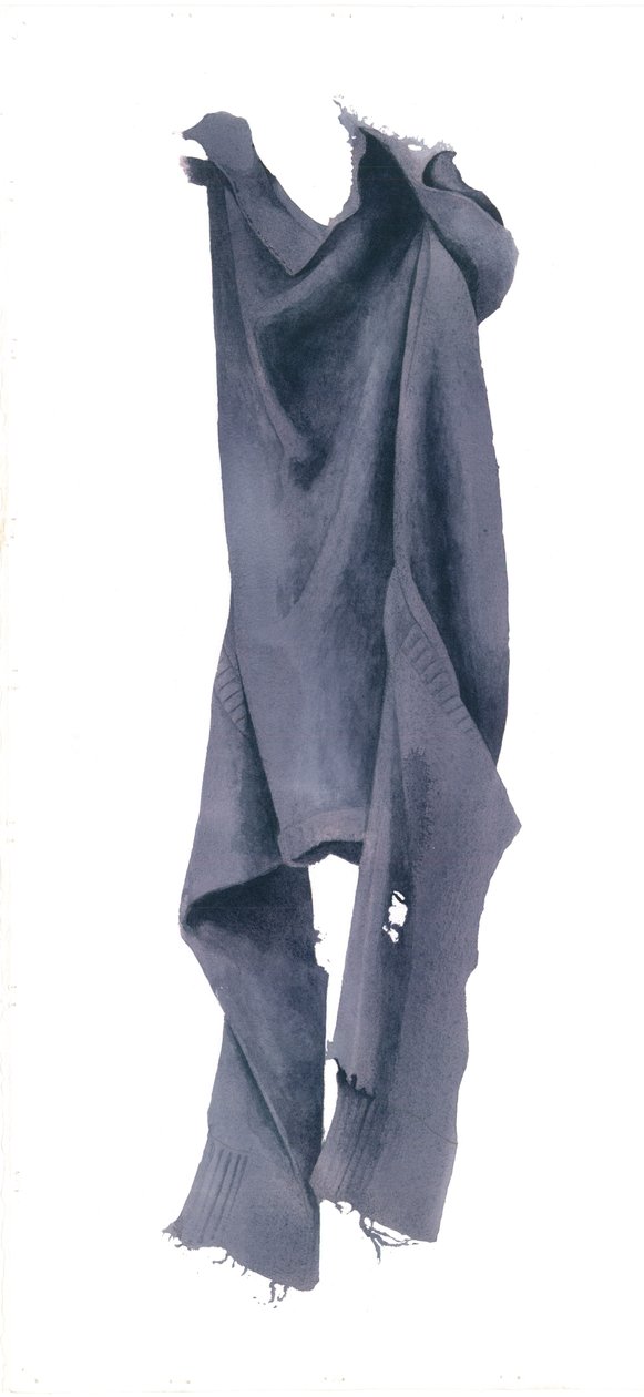 虫蛀的根西岛右侧，2003年（纸上写着） 作者 迈尔斯当代艺术家Thistlethwaite