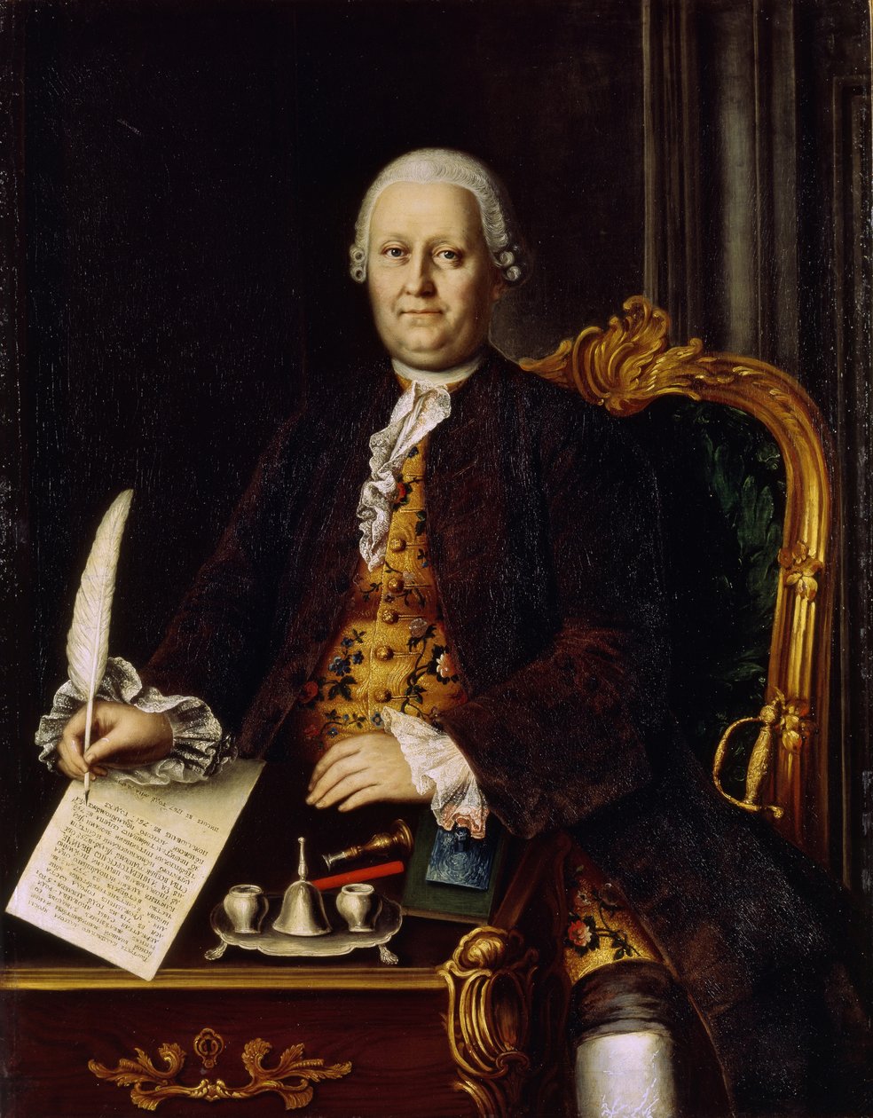 Savva Yakovlevich Yakovlev 1713-1784年的肖像，1767年 作者 米娜·卢基奇·科洛科尔尼科夫