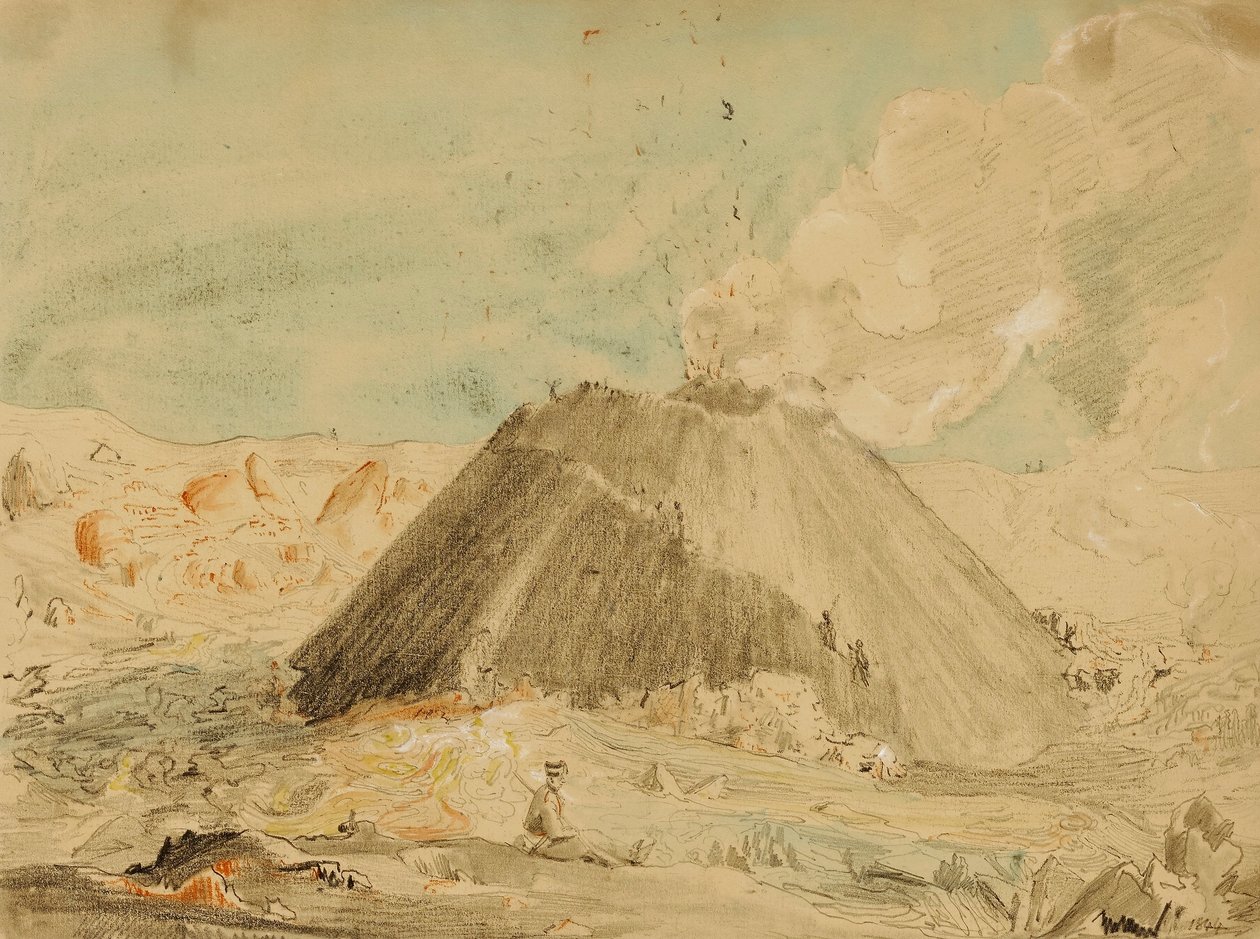 火山附近的数字 作者 矿工基尔伯恩·凯洛格