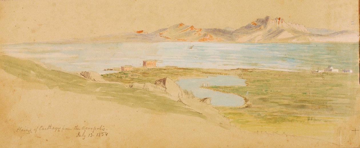 迦太基平原，1854年。 作者 矿工基尔伯恩·凯洛格