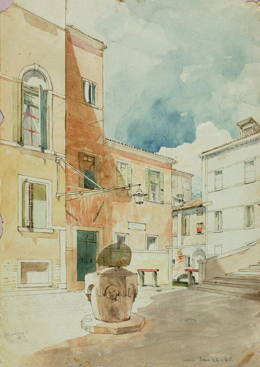 威尼斯，1843年。 作者 矿工基尔伯恩·凯洛格
