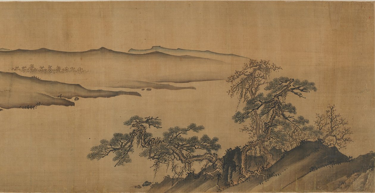 沿河的小山，16-17世纪 作者 明代中文学校