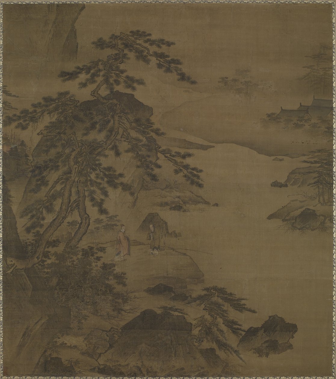 15世纪中叶参观渭河的圣人 作者 明代中文学校