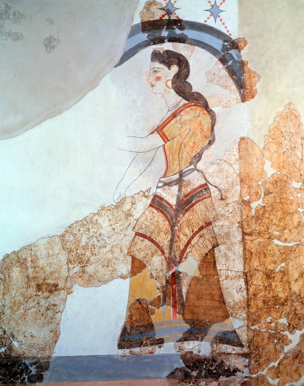 女性形象（壁画 作者 美浓