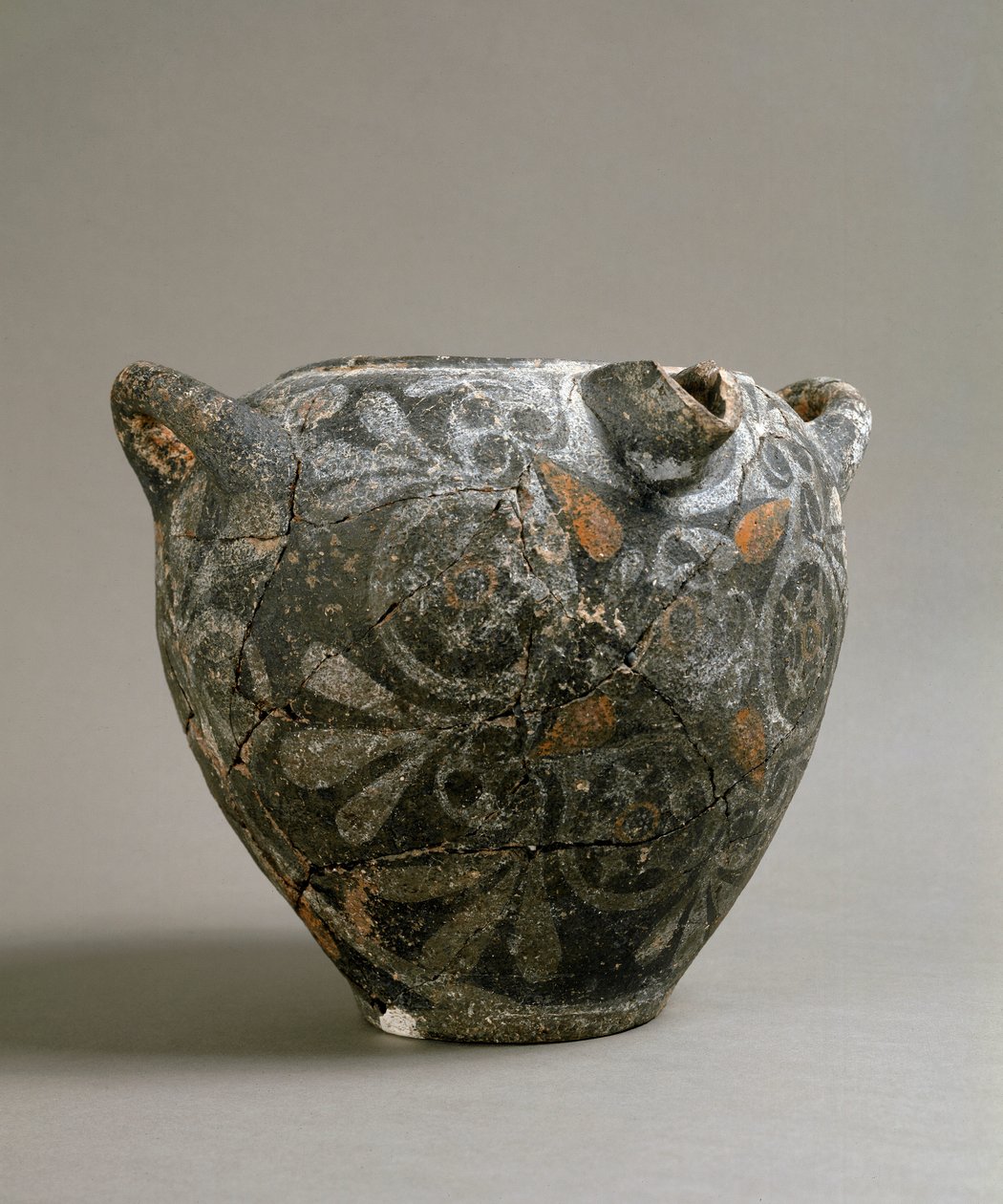 希腊艺术：相机风格的陶瓷罐。 来自克诺索斯。 公元前 1900-1700 年。 伊拉克利翁考古博物馆 作者 美浓