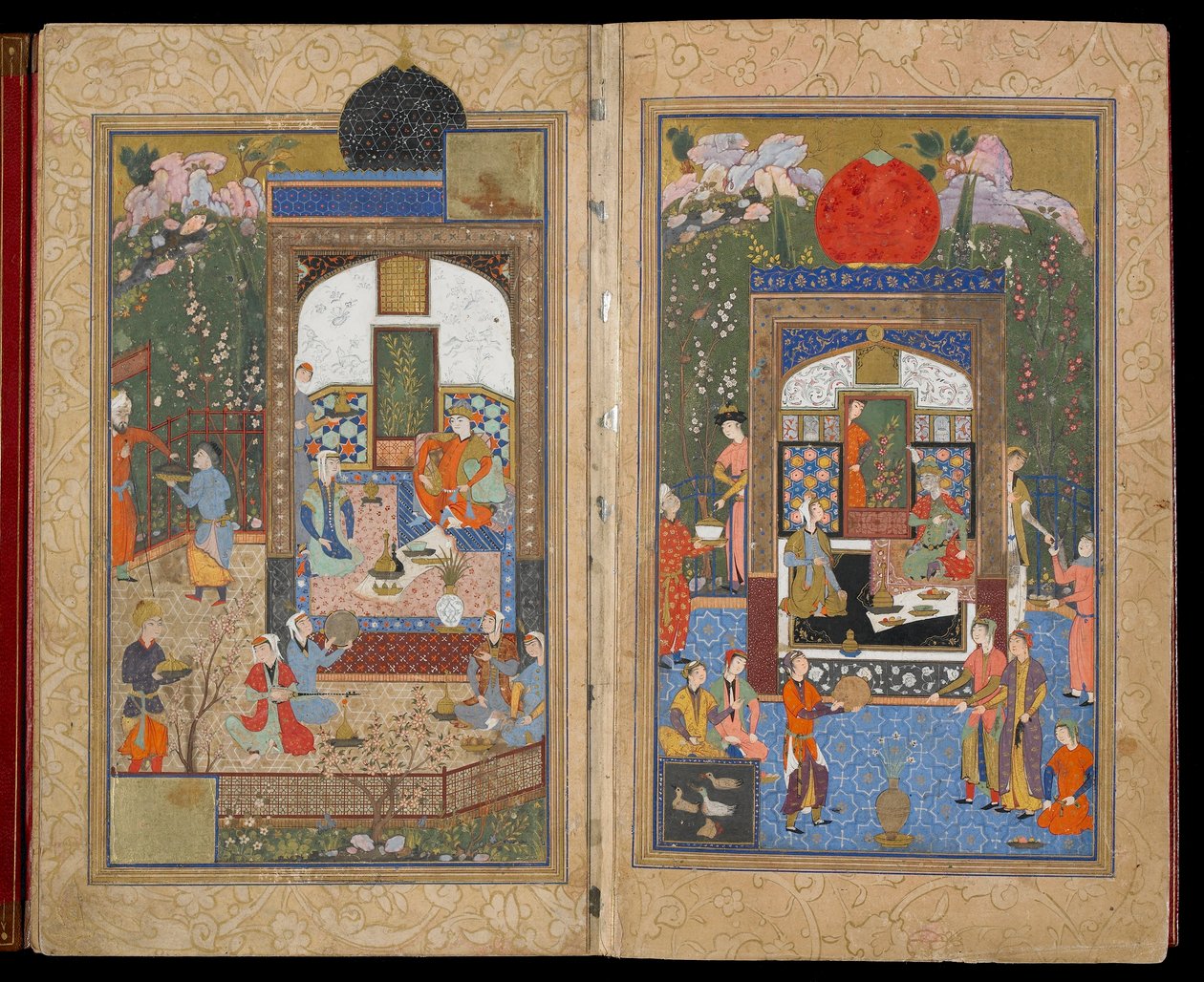 Lawa&39;ih（光明的影响）可能是赫拉特，伊朗，萨法维时期，1521-25（不透明的水彩，墨水和纸上的黄金） 作者 米尔·阿里·阿尔·侯赛尼