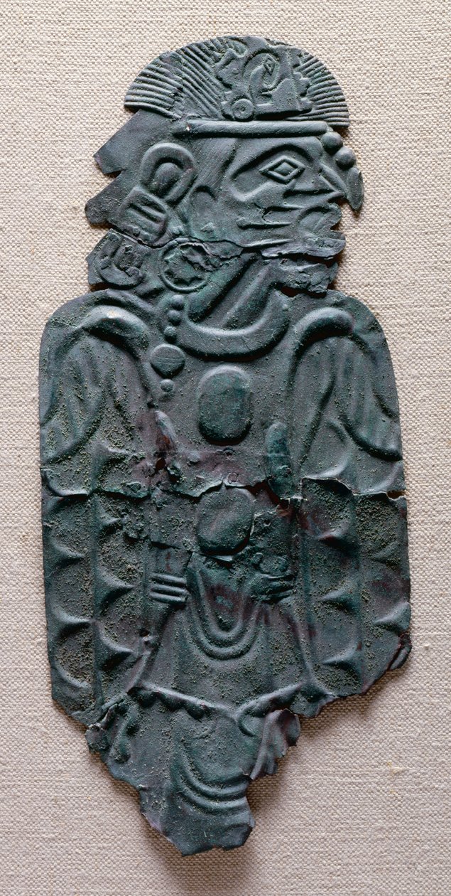 绕板，1200-1400（铜） 作者 密西西比文化
