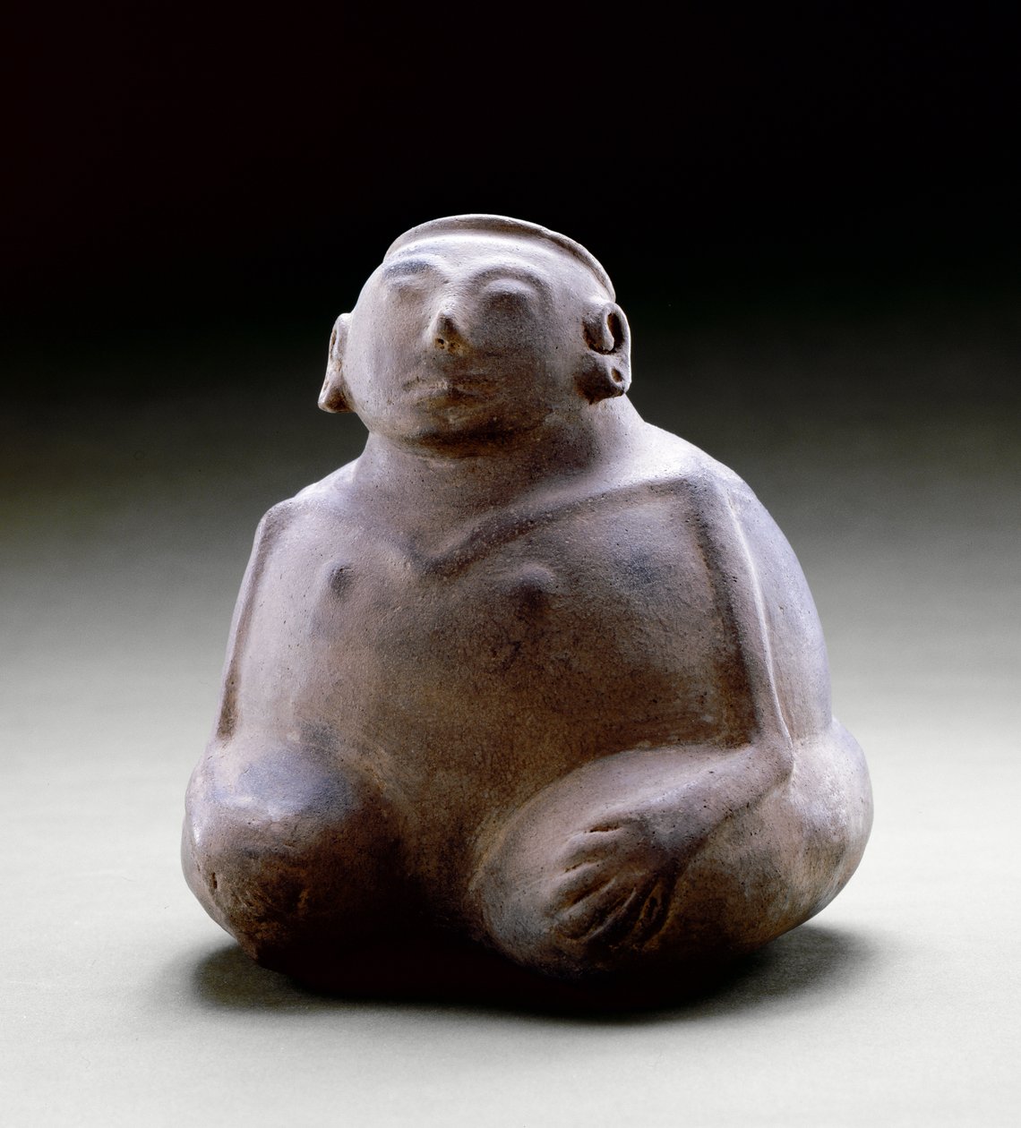人类肖像船，1300-1500（陶瓷） 作者 密西西比文化