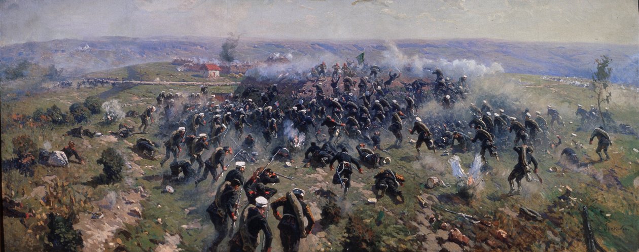 1877年10月24日的Gorni Dubnik战役，1914年 作者 米特罗凡·鲍里索维奇·格列科夫